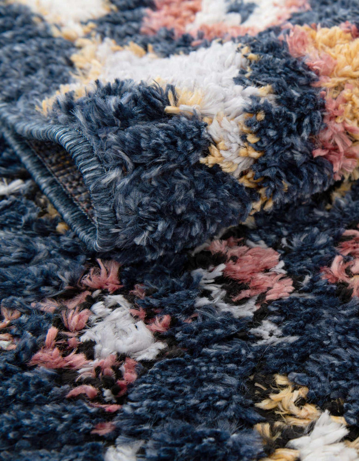 Rechteck Teppich Morocco in Marineblau von Hadorn™ - Lifestyle Image
