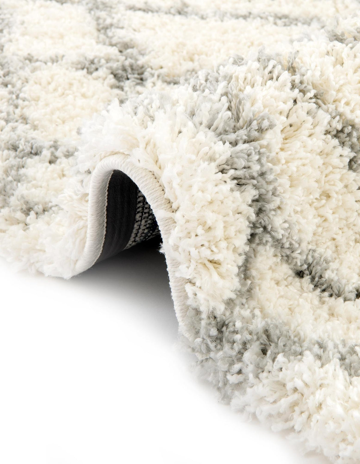 Rund Teppich Lachen Fence in Creme von Hadorn™ - Lifestyle Image