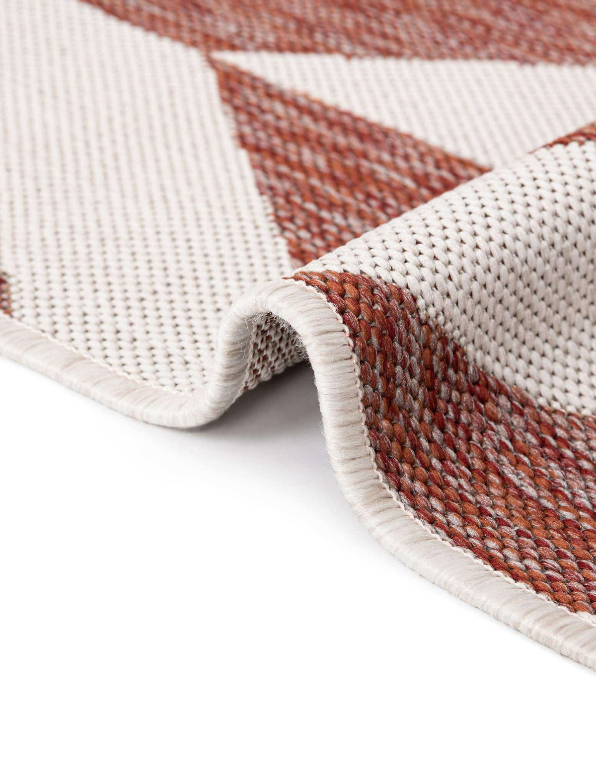 Rechteck Outdoor Teppich Jill Zarin Outdoor in Rostrot von Hadorn™ - Lifestyle Image