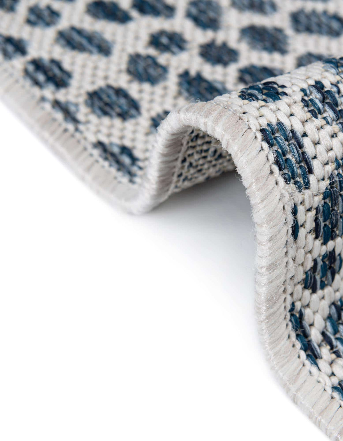 Rechteck Outdoor Teppich Tulum Outdoor in Blau von Hadorn™ - Lifestyle Image