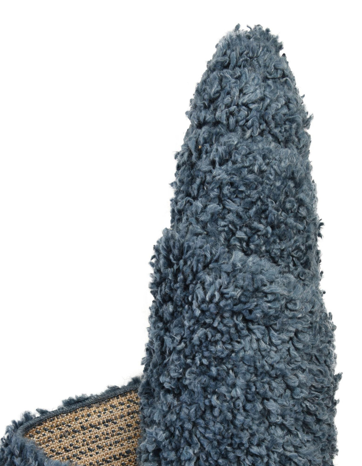 Quadratisch Hochflorteppich Zermatt Shag in Blau von Hadorn™ - Lifestyle Image