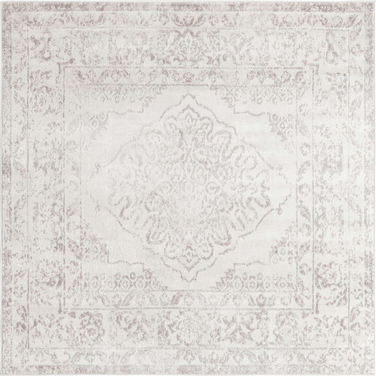 Quadratisch Teppich Oxford in Elfenbein von Hadorn™ - Lifestyle Image
