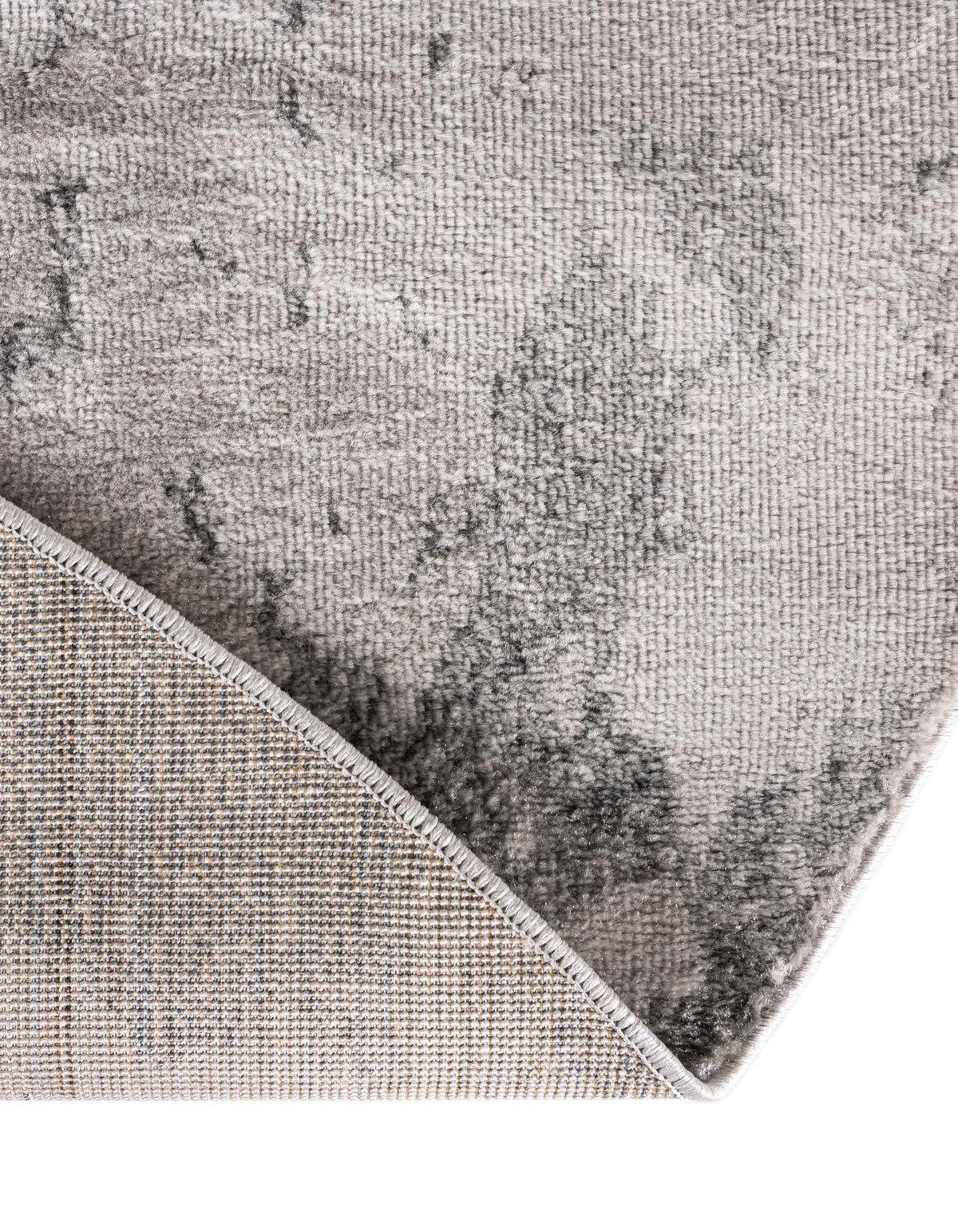 Rund Teppich Metropolis in Hellgrau von Hadorn™ - Lifestyle Image