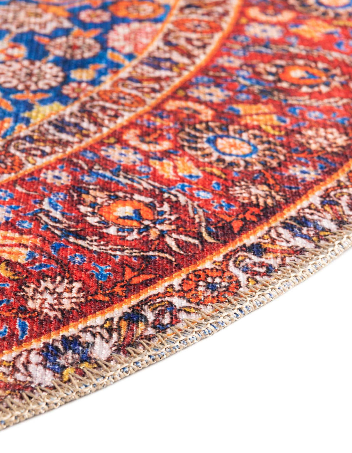 Oval Teppich Timeless in Marineblau von Hadorn™ - Lifestyle Image