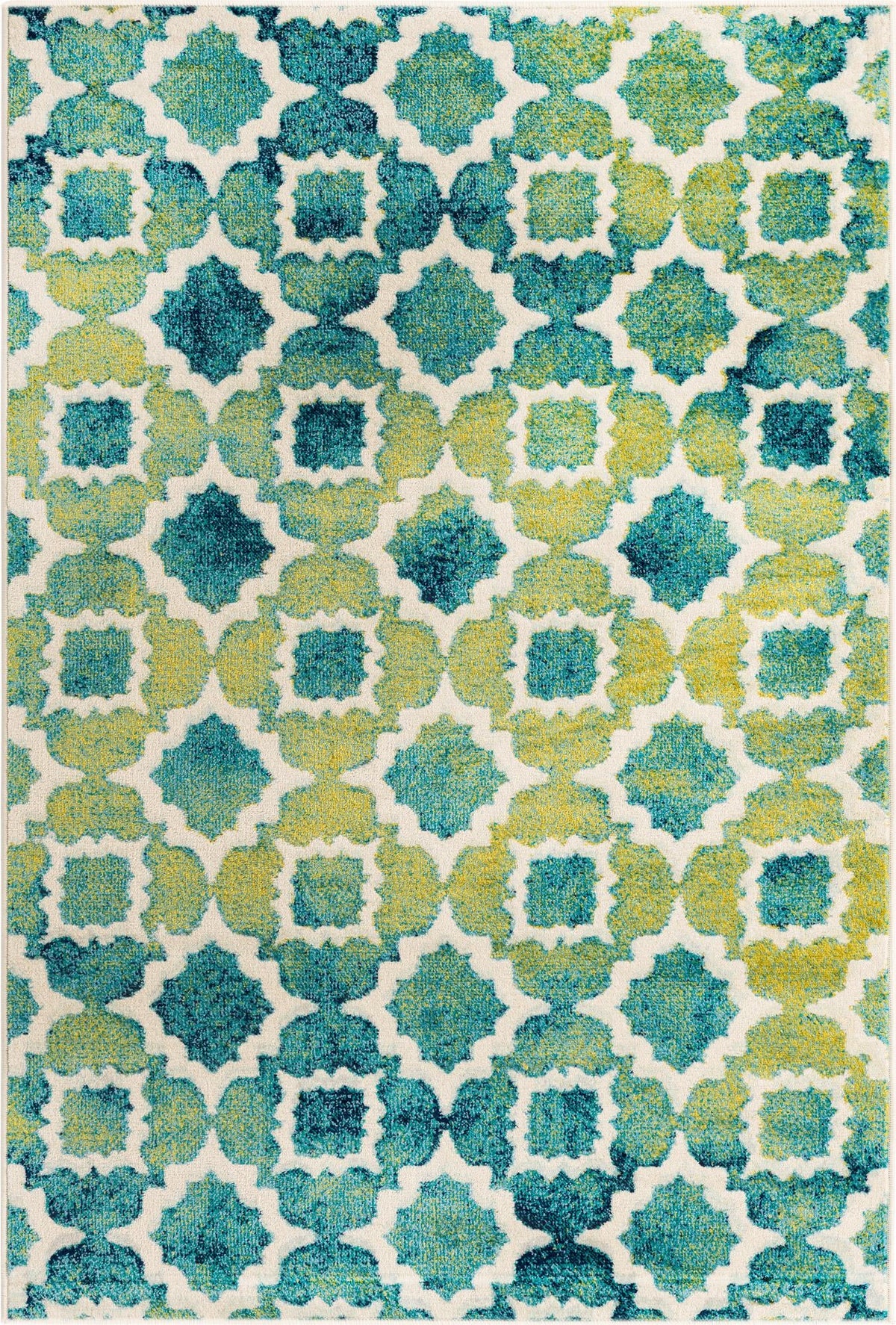 Rechteck Teppich Azalea in Blau von Hadorn™ - Lifestyle Image
