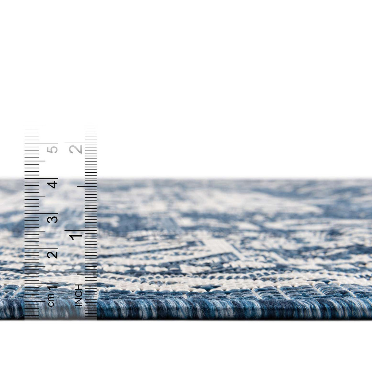 Rechteck Outdoor Teppich Tulum Outdoor in Blau von Hadorn™ - Lifestyle Image