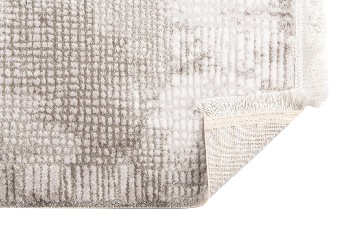 Quadratisch Teppich Davos Flawless in Grau von Hadorn™ - Lifestyle Image