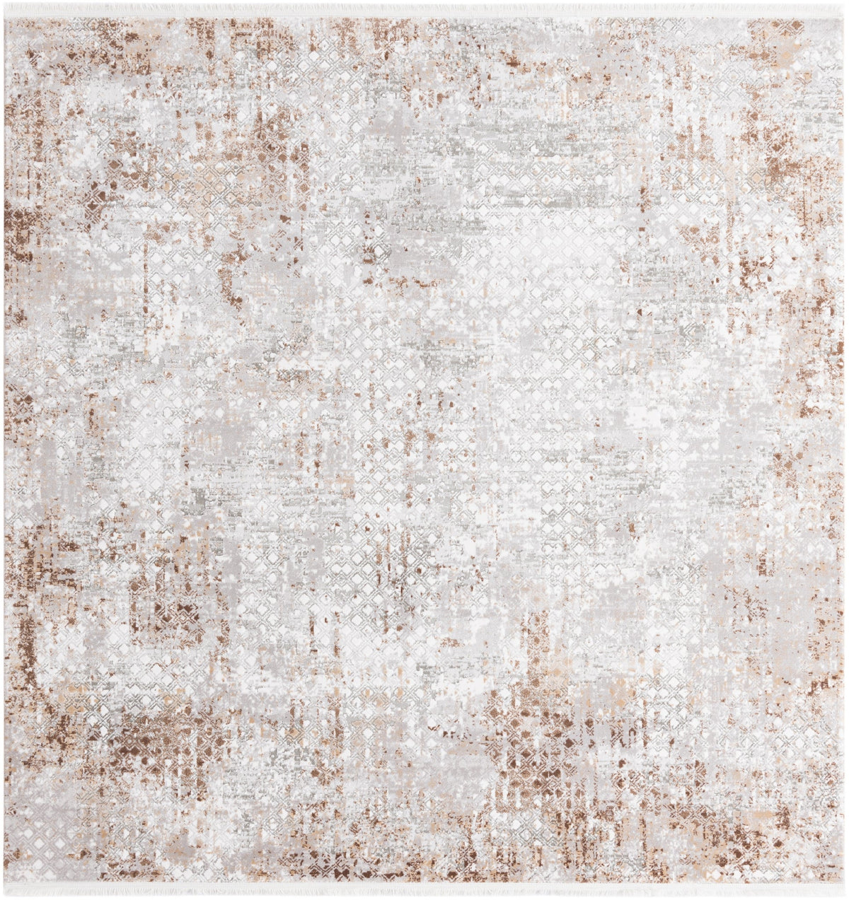 Quadratisch Teppich Davos Magic in Beige von Hadorn™ - Lifestyle Image