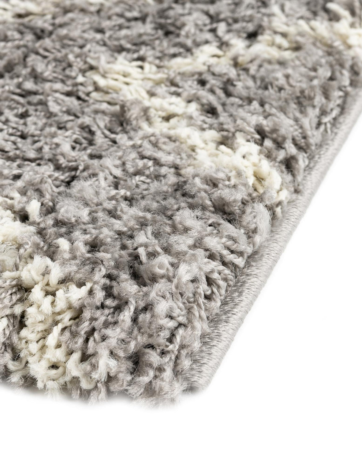 Läufer Hochflorteppich Trellis Shag in Grau von Hadorn™ - Lifestyle Image