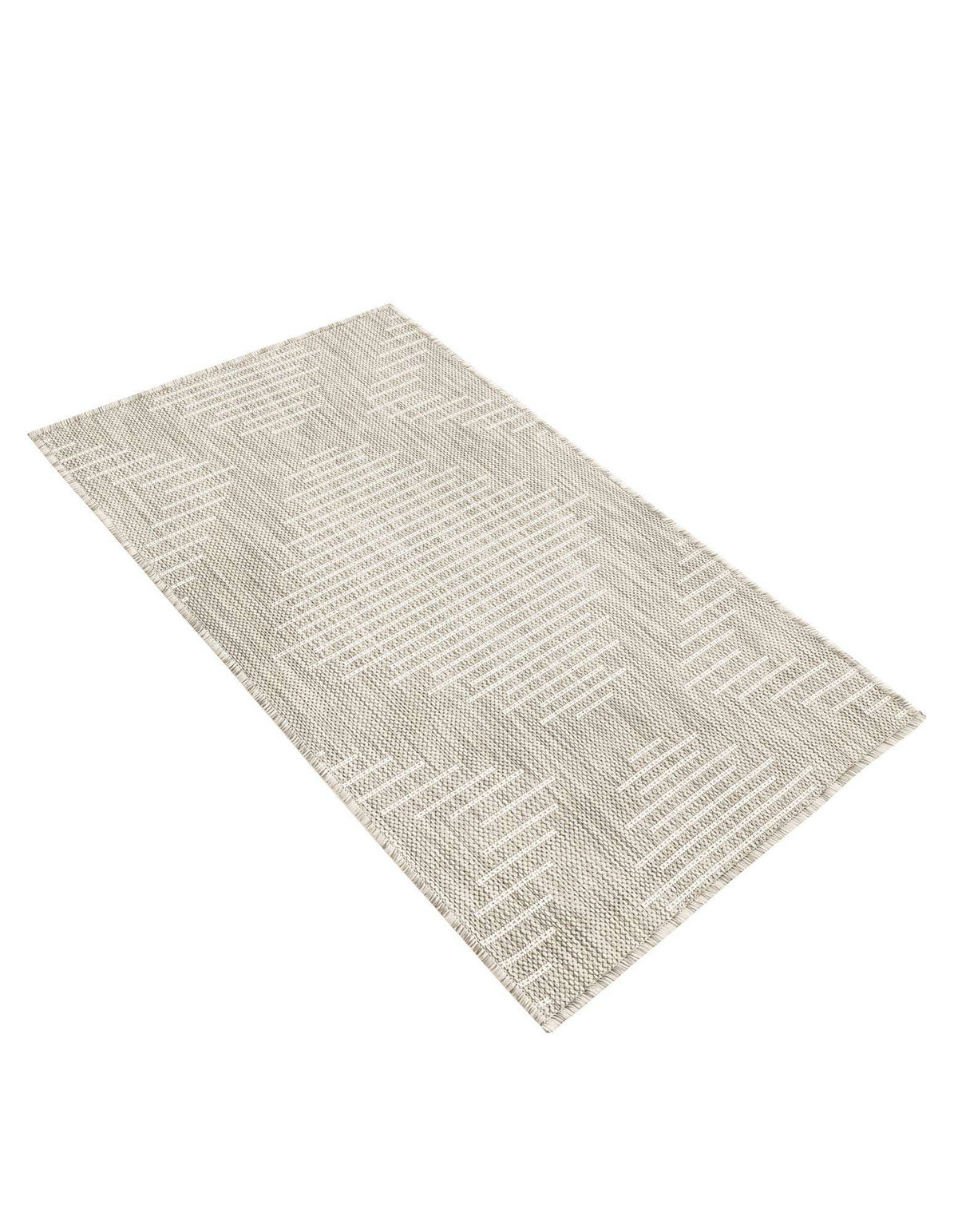 Rechteck Outdoor Teppich Tulum Outdoor in Grau von Hadorn™ - Lifestyle Image