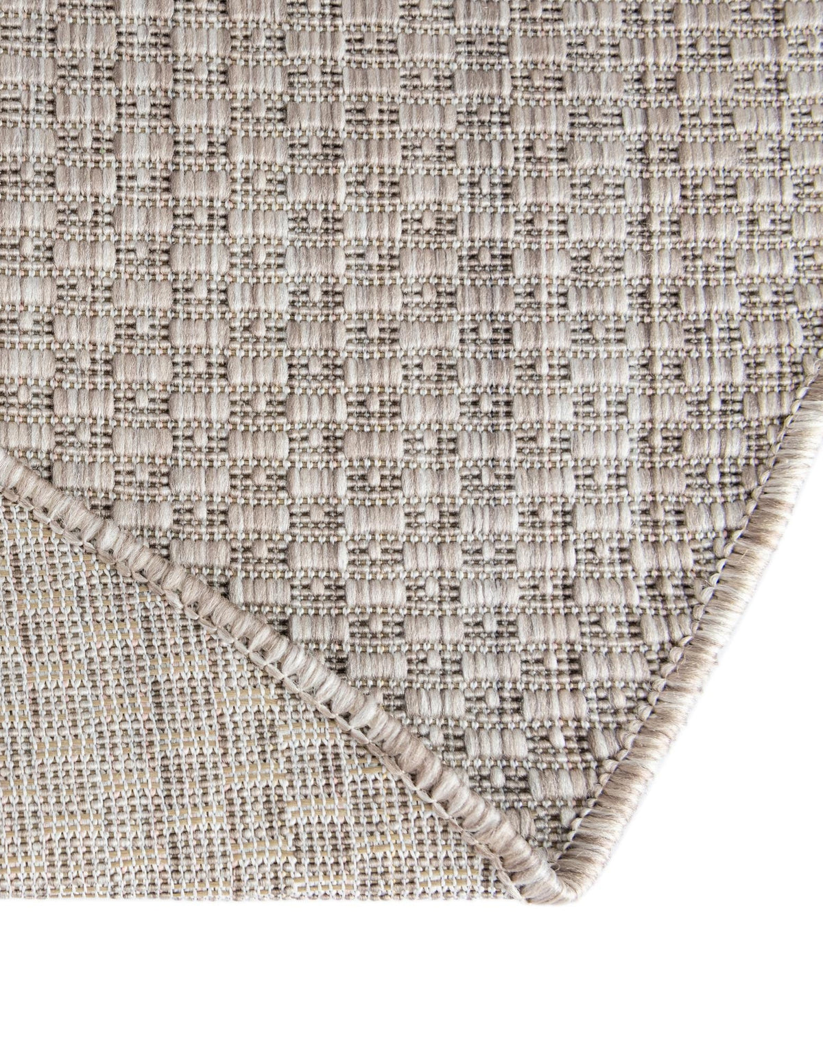 Rund Outdoor Teppich Tulum Outdoor in Beige von Hadorn™ - Lifestyle Image