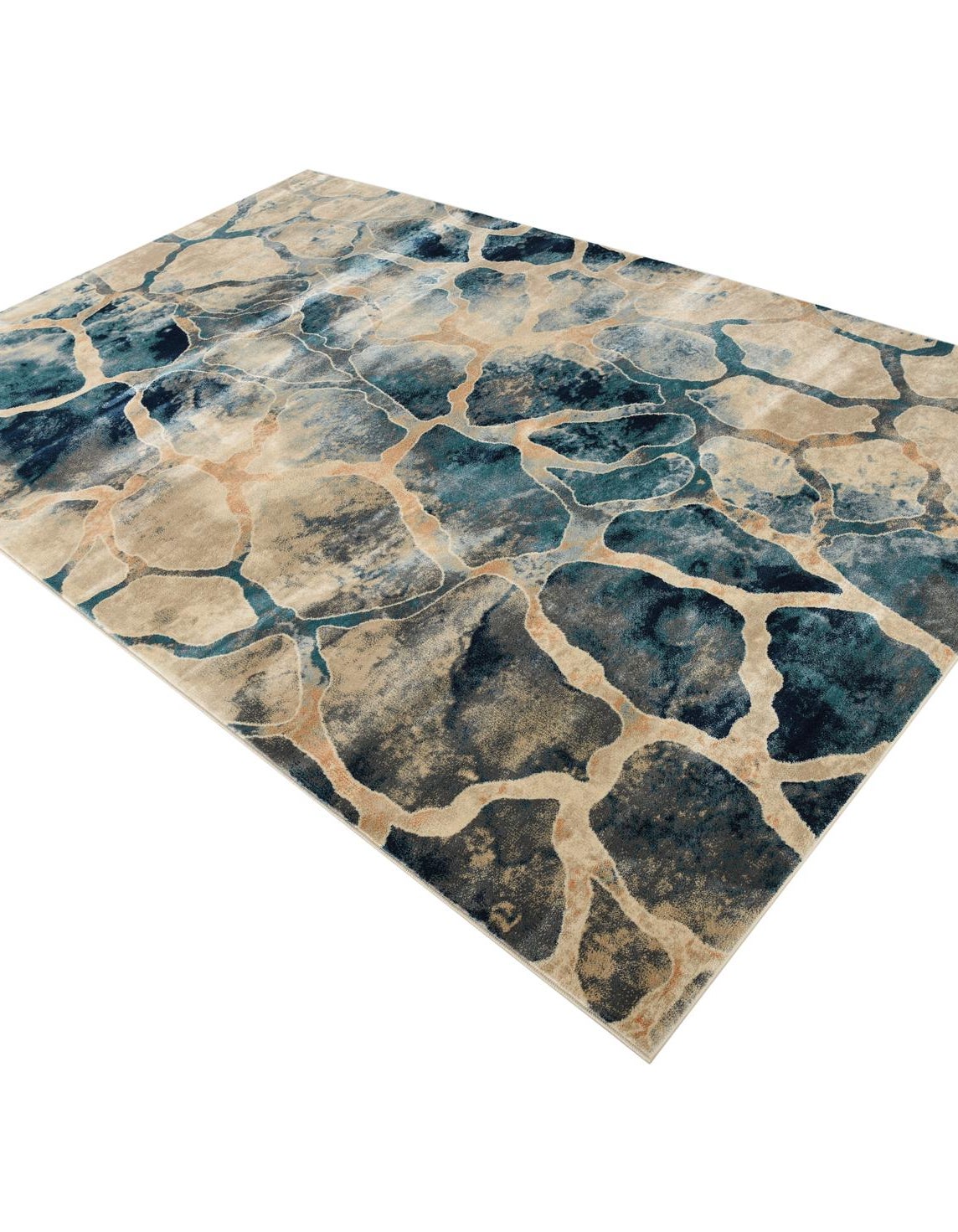 Rechteck Teppich Ethereal in Marineblau von Hadorn™ - Lifestyle Image