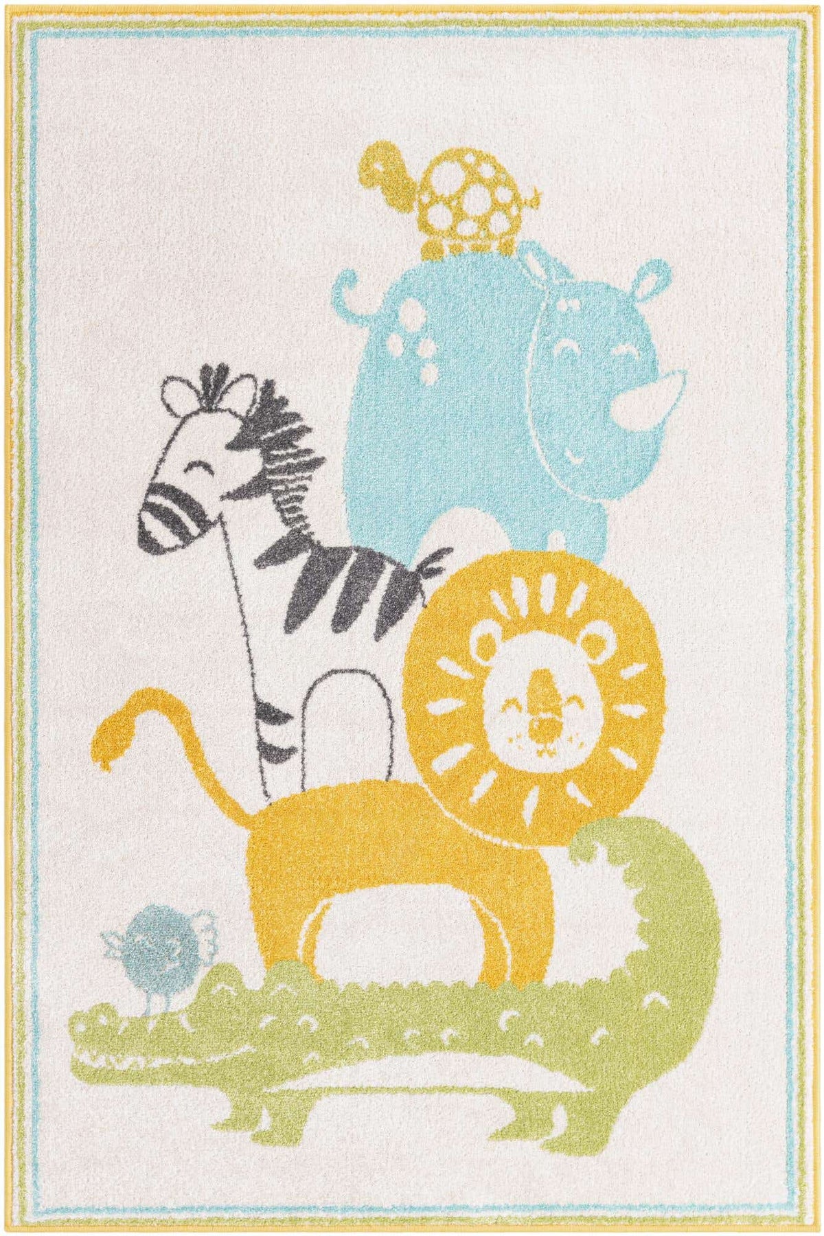 Rechteck Teppich Whimsy Kids in Elfenbein von Hadorn™ - Lifestyle Image