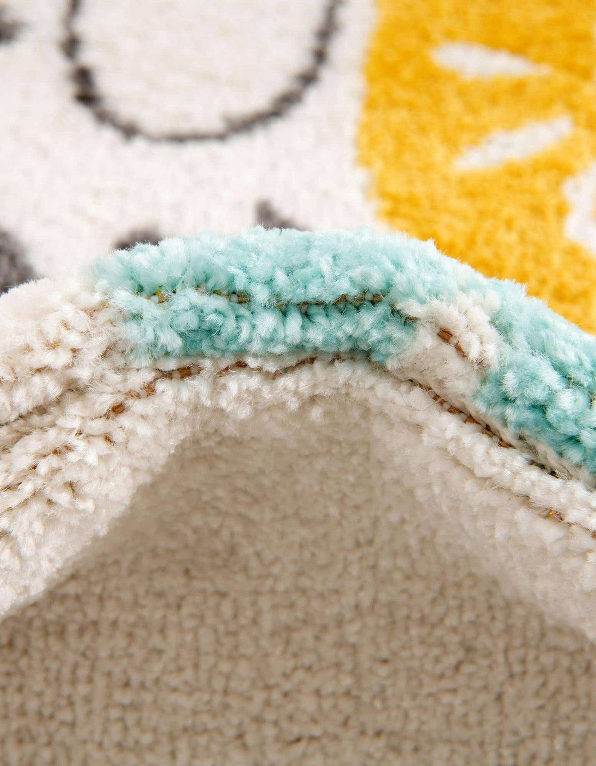 Rechteck Teppich Whimsy Kids in Elfenbein von Hadorn™ - Lifestyle Image