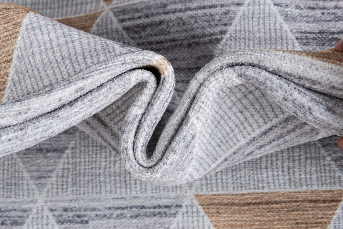 Rechteck Teppich Kriens Atum in Grau von Hadorn™ - Lifestyle Image