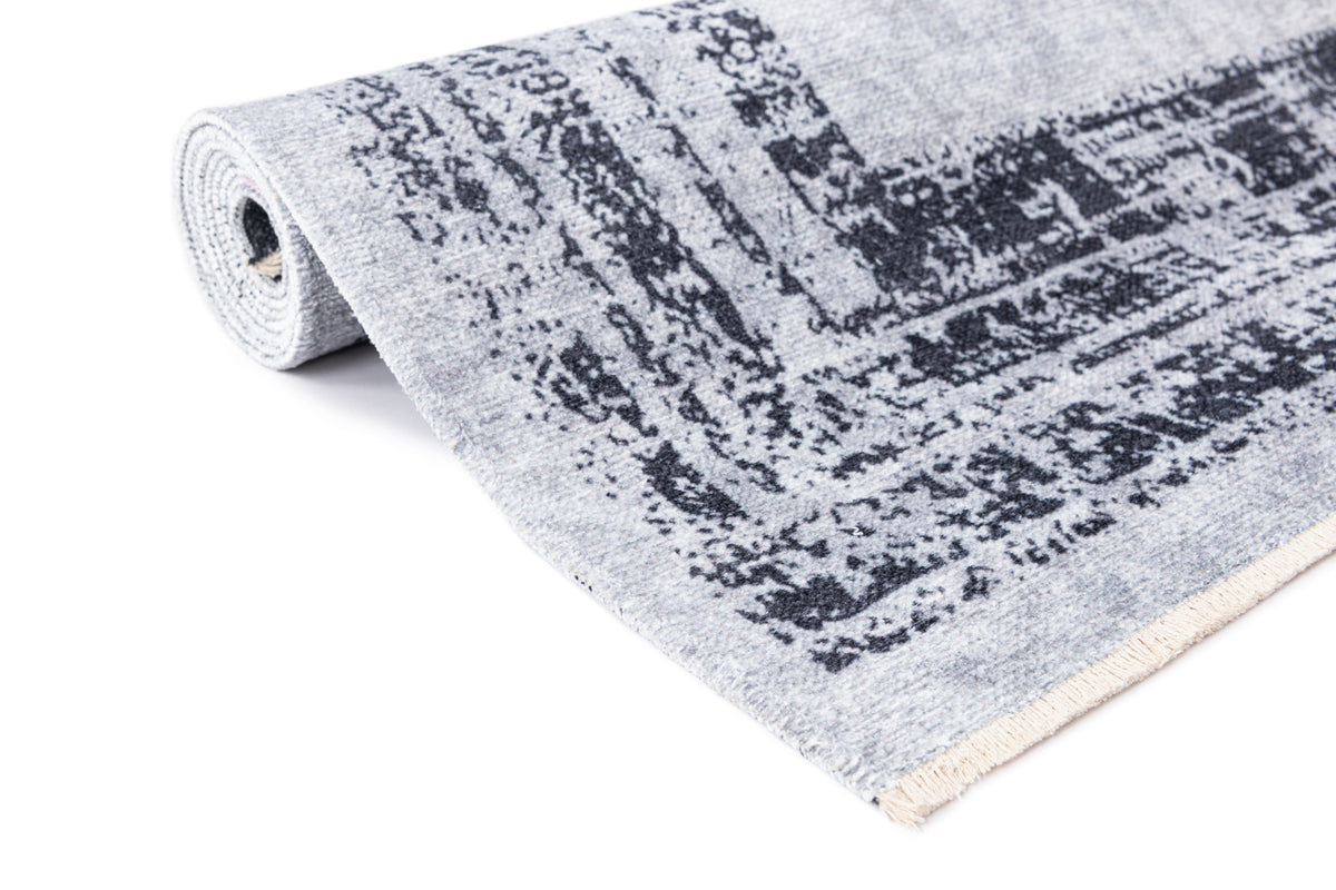 Rechteck Teppich Kriens Stella in Grau von Hadorn™ - Lifestyle Image