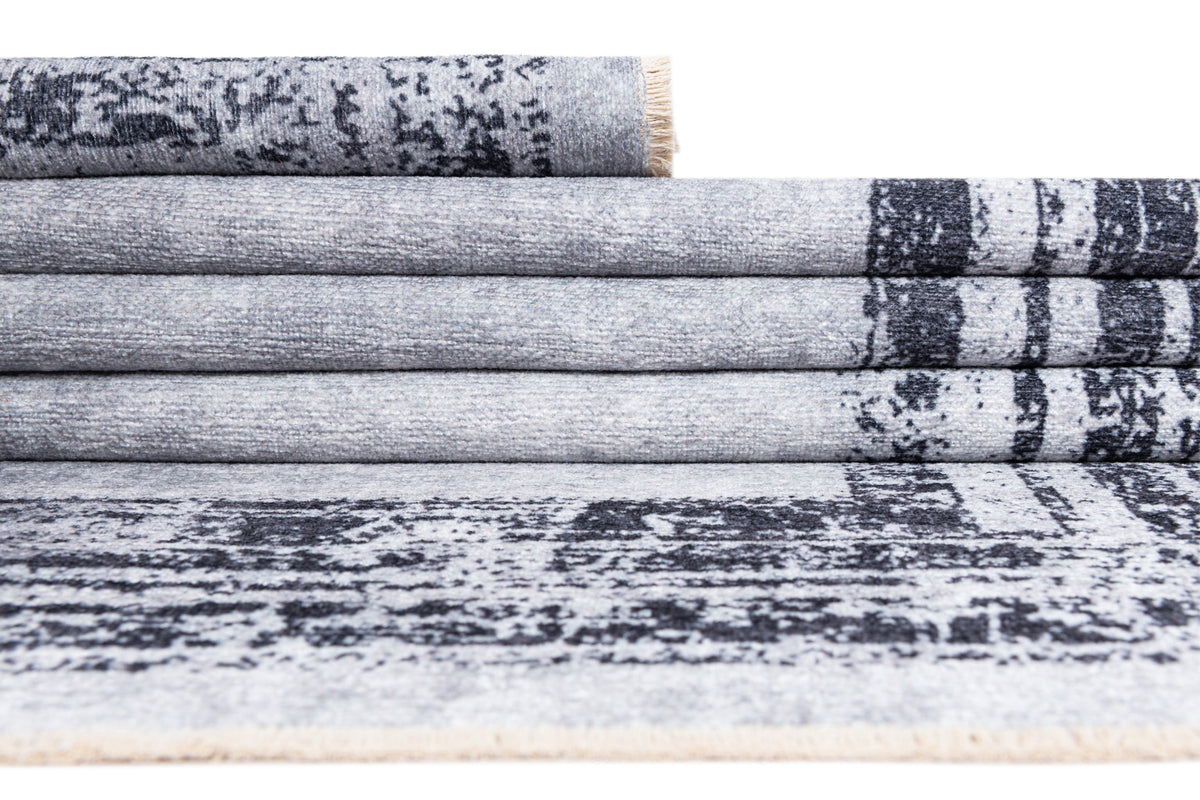 Rechteck Teppich Kriens Stella in Grau von Hadorn™ - Lifestyle Image