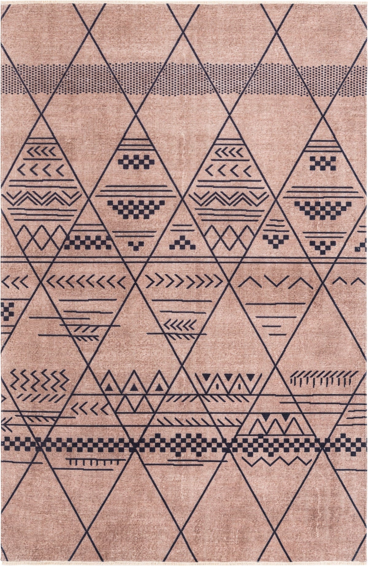 Rechteck Teppich Kriens Maya in Beige von Hadorn™ - Lifestyle Image