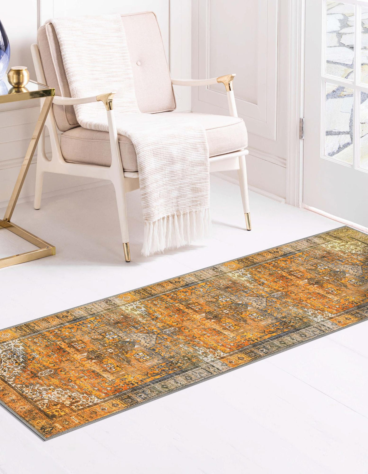 Läufer Teppich Timeless in Gelb von Hadorn™ - Lifestyle Image