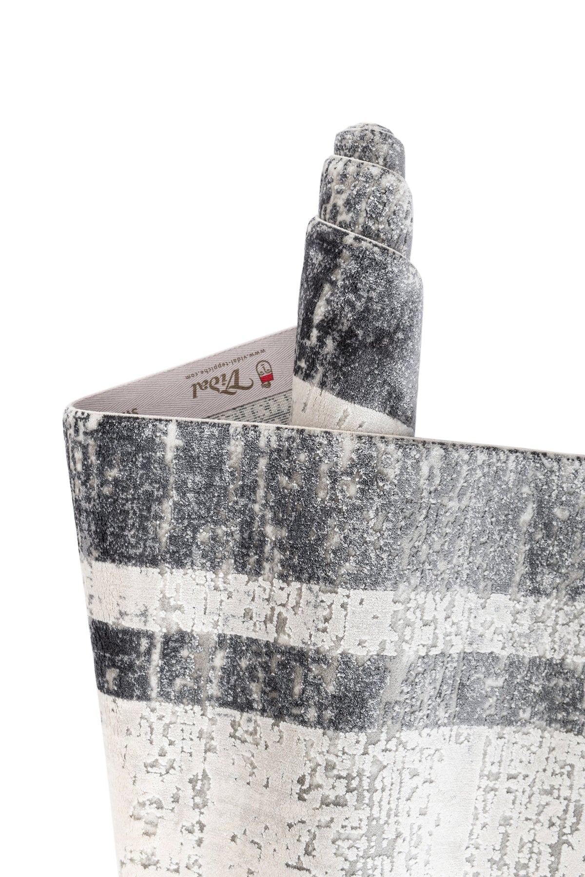 Rechteck Luxus Teppich Montreux in Grau von Hadorn™ - Lifestyle Image