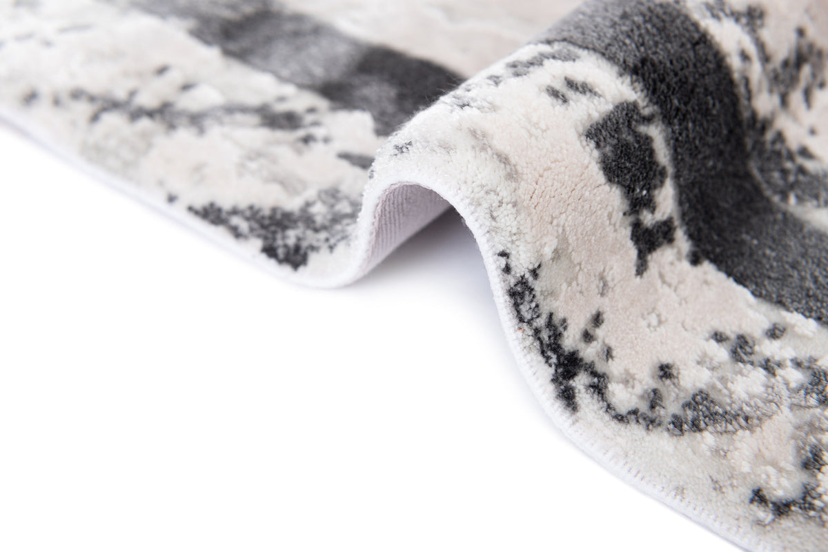 Rechteck Luxus Teppich Montreux in Grau von Hadorn™ - Lifestyle Image
