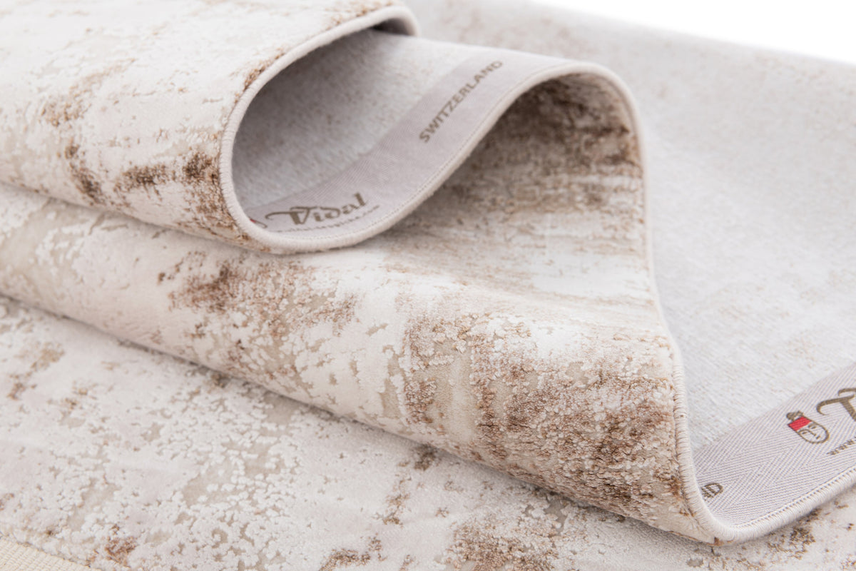 Rechteck Luxus Teppich Sion in Creme von Hadorn™ - Lifestyle Image