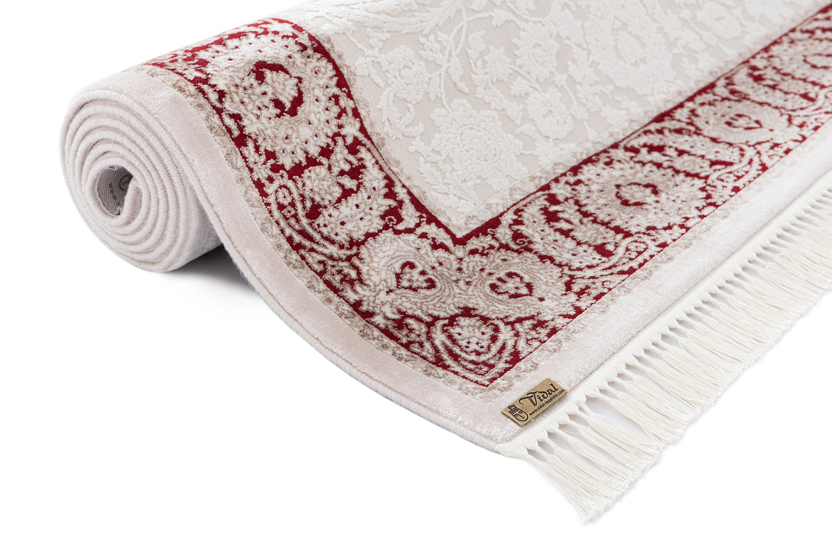 Rechteck Luxus Teppich Sion in Weiss von Hadorn™ - Lifestyle Image