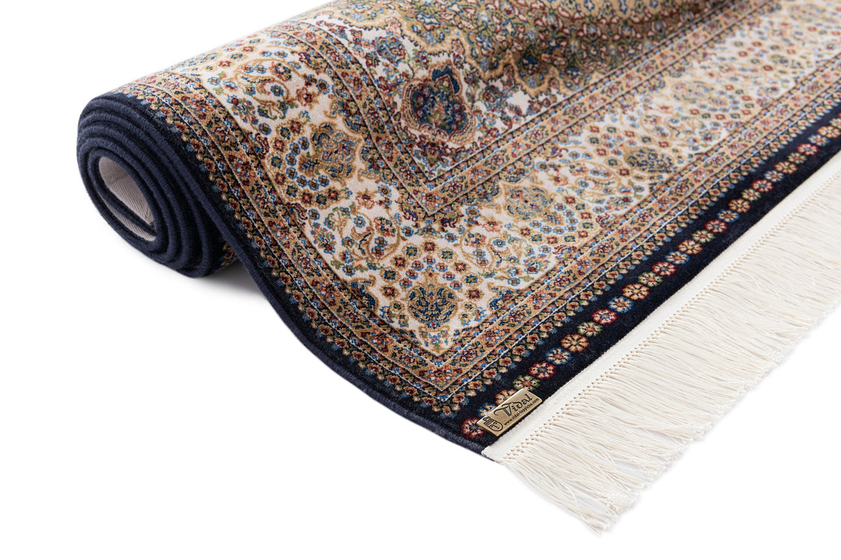 Rechteck Luxus Teppich Glarus in Beige von Hadorn™ - Lifestyle Image