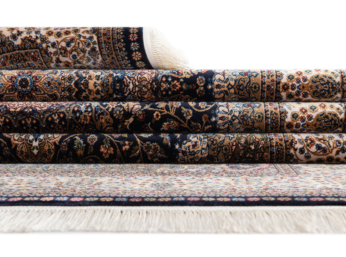 Rechteck Luxus Teppich Glarus in Beige von Hadorn™ - Lifestyle Image