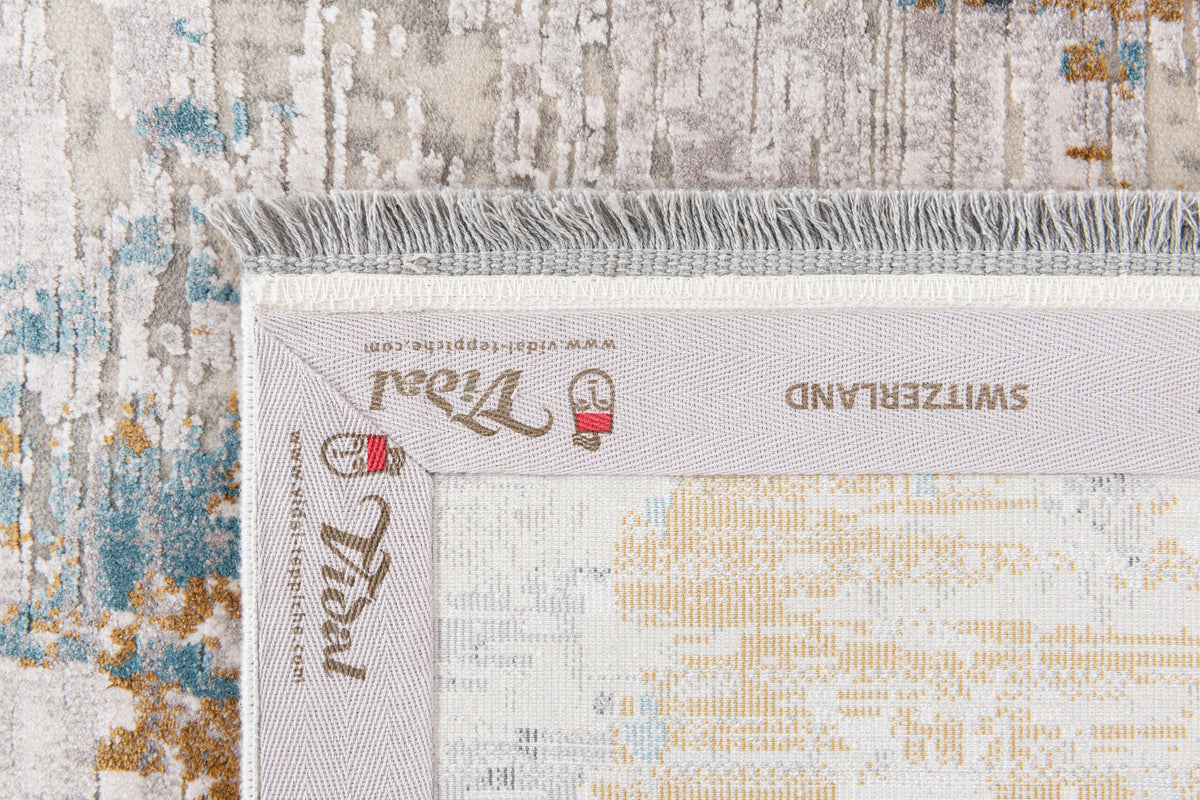 Rechteck Luxus Teppich Basel in Grau von Hadorn™ - Lifestyle Image