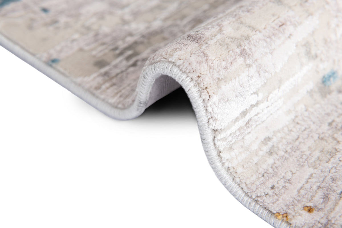 Rechteck Luxus Teppich Basel in Grau von Hadorn™ - Lifestyle Image