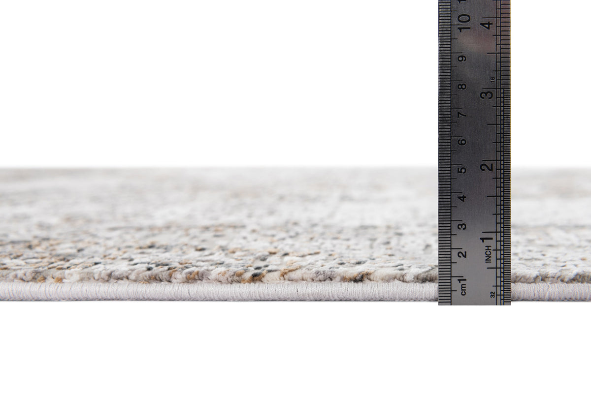 Rechteck Luxus Teppich Basel in Grau von Hadorn™ - Lifestyle Image