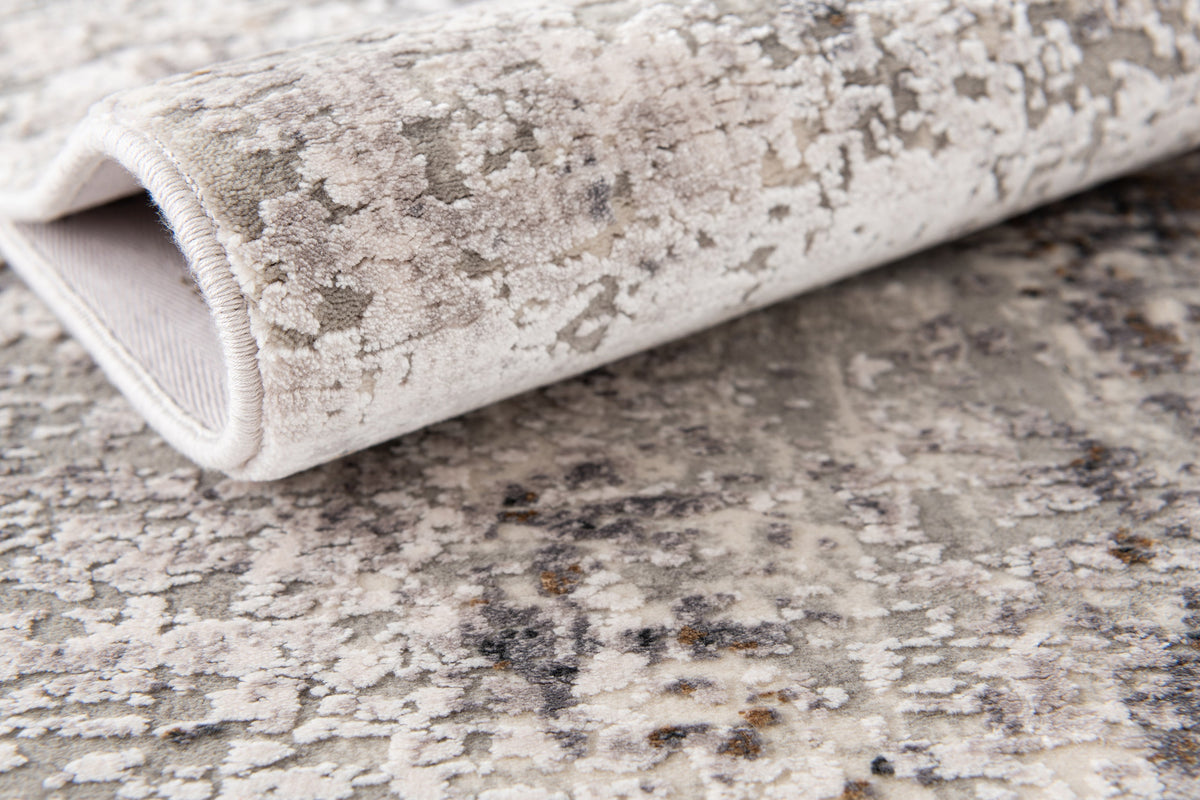 Rechteck Luxus Teppich Basel in Grau von Hadorn™ - Lifestyle Image