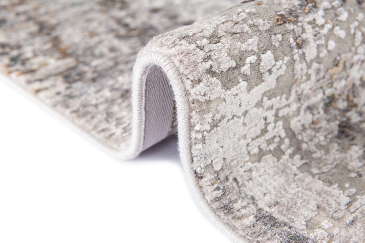 Rechteck Luxus Teppich Basel in Grau von Hadorn™ - Lifestyle Image