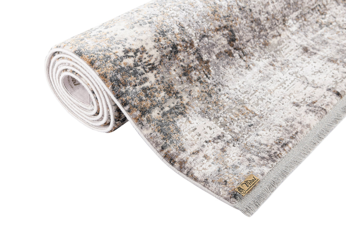 Rechteck Luxus Teppich Basel in Grau von Hadorn™ - Lifestyle Image