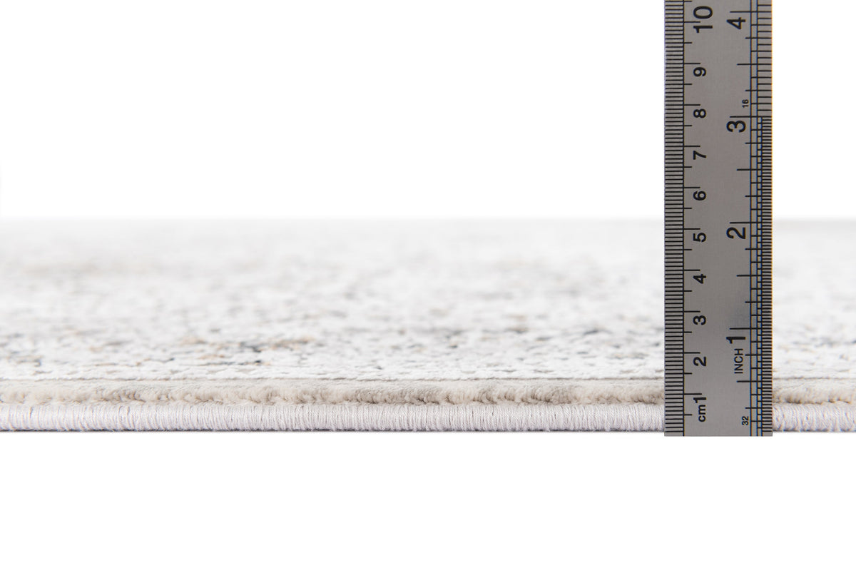 Rechteck Luxus Teppich Basel in Grau von Hadorn™ - Lifestyle Image