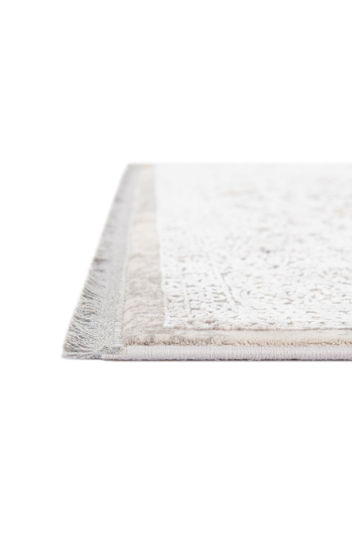 Rechteck Luxus Teppich Basel in Grau von Hadorn™ - Lifestyle Image