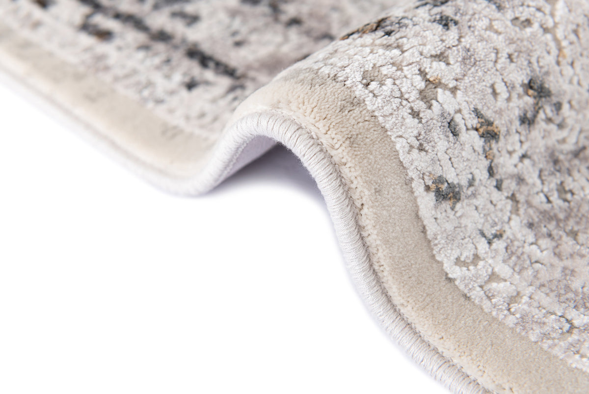 Rechteck Luxus Teppich Basel in Grau von Hadorn™ - Lifestyle Image