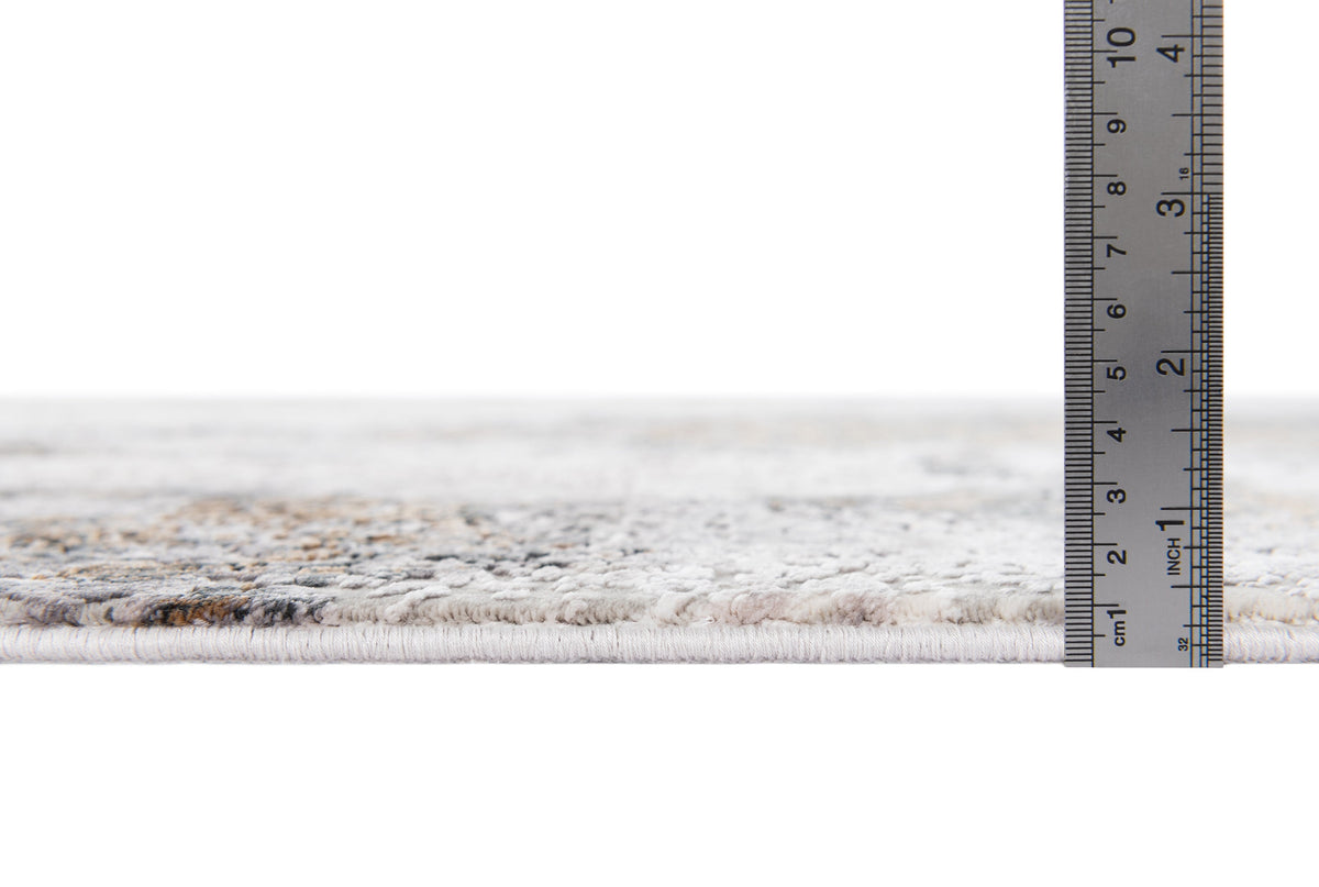 Rechteck Luxus Teppich Basel in Grau von Hadorn™ - Lifestyle Image