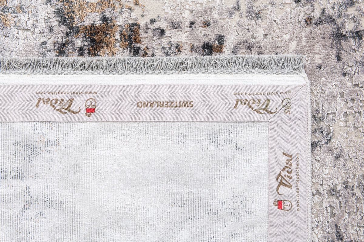 Rechteck Luxus Teppich Basel in Grau von Hadorn™ - Lifestyle Image