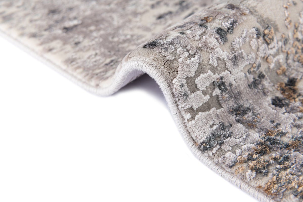 Rechteck Luxus Teppich Basel in Grau von Hadorn™ - Lifestyle Image