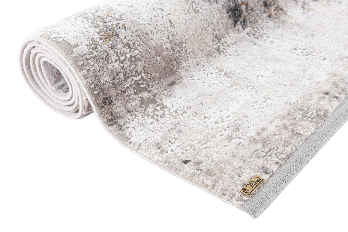 Rechteck Luxus Teppich Basel in Grau von Hadorn™ - Lifestyle Image