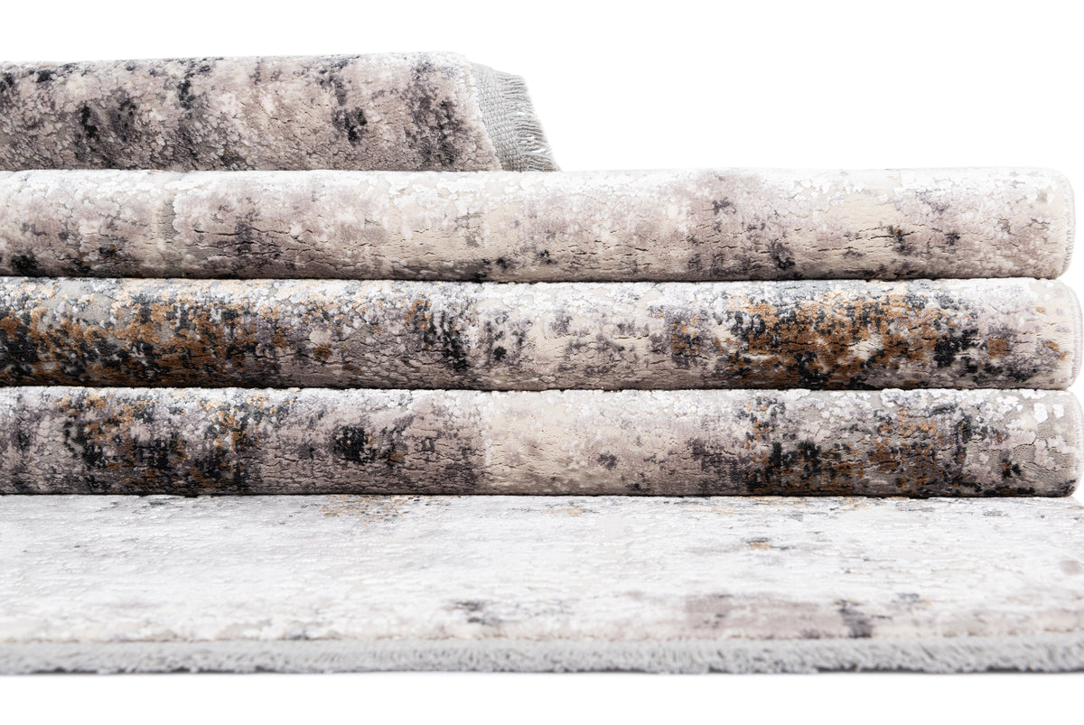 Rechteck Luxus Teppich Basel in Grau von Hadorn™ - Lifestyle Image