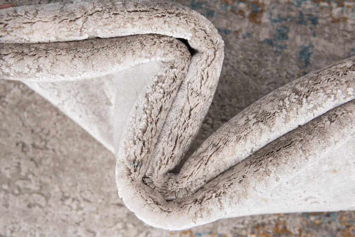 Rechteck Luxus Teppich Basel in Grau von Hadorn™ - Lifestyle Image