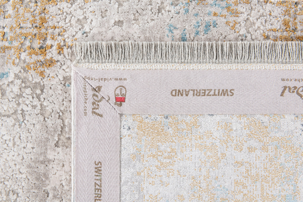 Rechteck Luxus Teppich Basel in Grau von Hadorn™ - Lifestyle Image