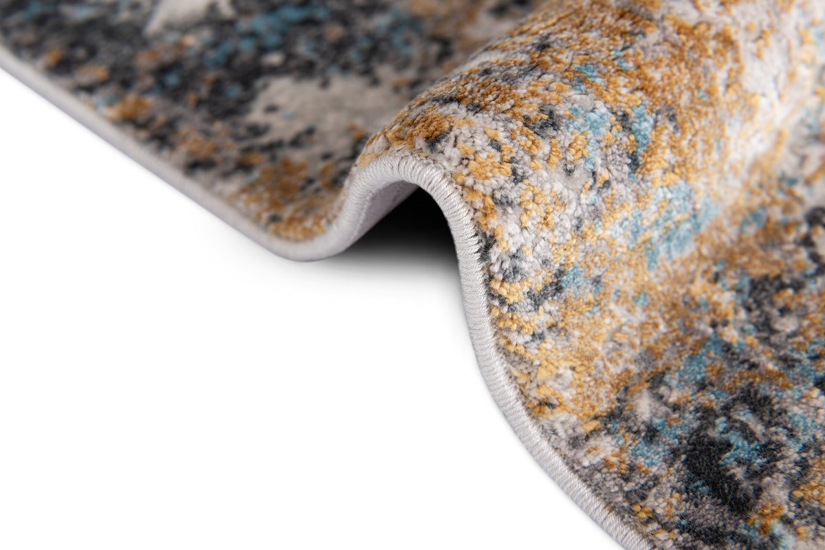 Rechteck Luxus Teppich Basel in Grau von Hadorn™ - Lifestyle Image