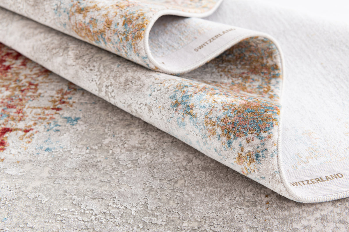 Rechteck Luxus Teppich Basel in Grau von Hadorn™ - Lifestyle Image