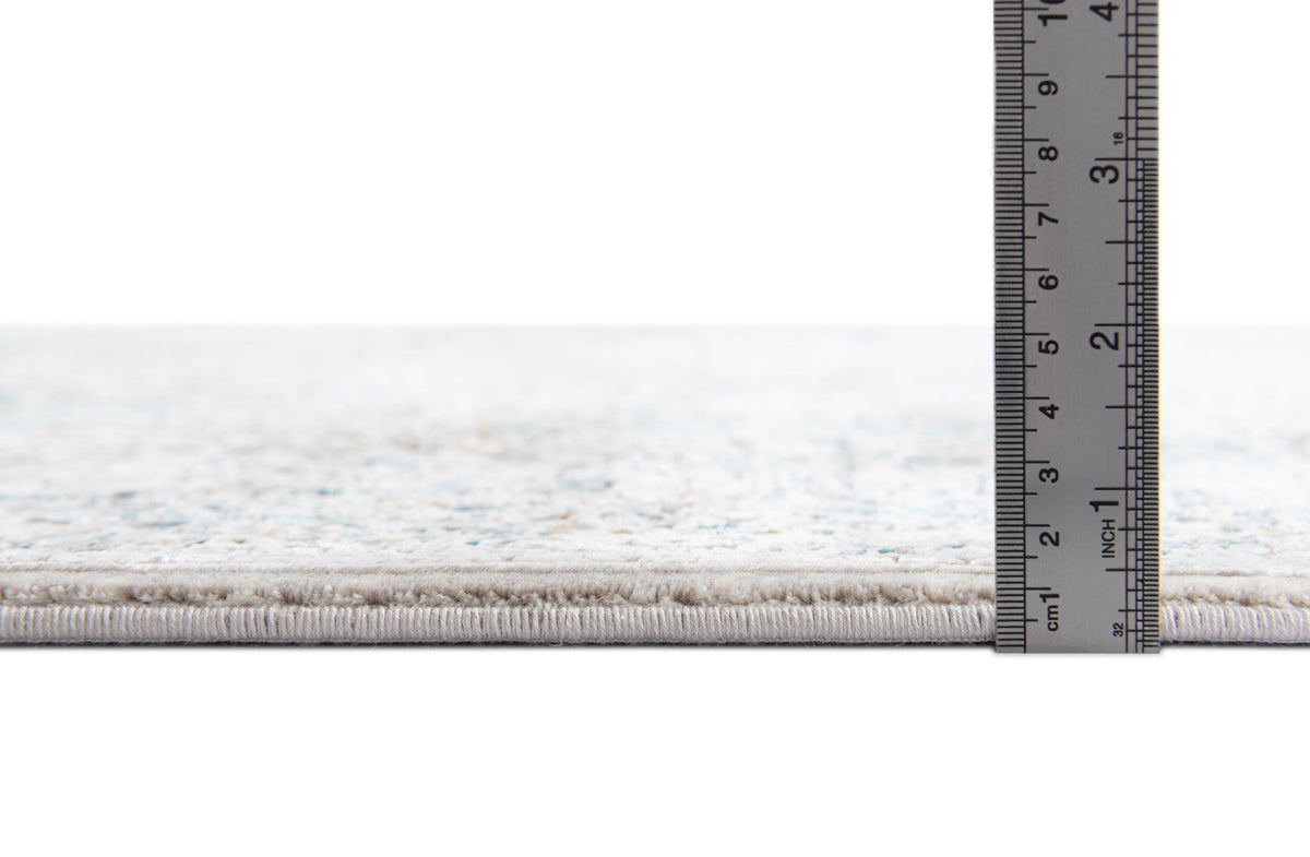 Rechteck Luxus Teppich Basel in Grau von Hadorn™ - Lifestyle Image