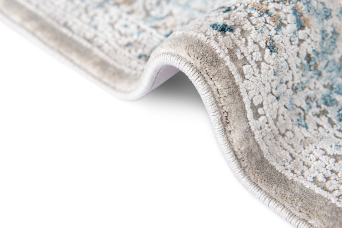 Rechteck Luxus Teppich Basel in Grau von Hadorn™ - Lifestyle Image