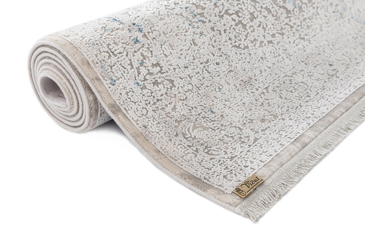 Rechteck Luxus Teppich Basel in Grau von Hadorn™ - Lifestyle Image